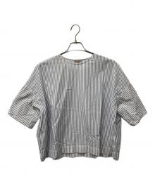 ARTS&SCIENCE（アーツアンドサイエンス）の古着「ブラウス」｜ブルー×ホワイト