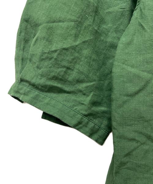 ARTS&SCIENCE（アーツアンドサイエンス）ARTS&SCIENCE (アーツアンドサイエンス) リネンブラウス グリーン サイズ:1の古着・服飾アイテム