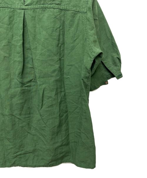 ARTS&SCIENCE（アーツアンドサイエンス）ARTS&SCIENCE (アーツアンドサイエンス) リネンブラウス グリーン サイズ:1の古着・服飾アイテム