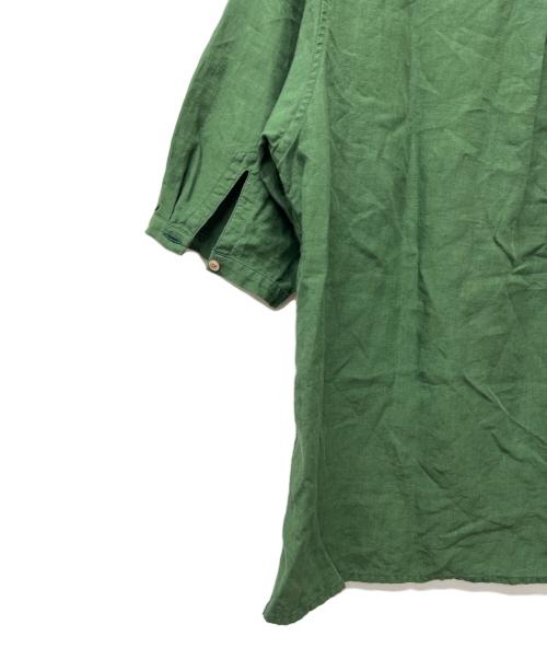 ARTS&SCIENCE（アーツアンドサイエンス）ARTS&SCIENCE (アーツアンドサイエンス) リネンブラウス グリーン サイズ:1の古着・服飾アイテム