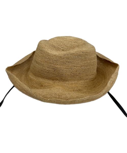 shinonagumo（シノナグモ）shinonagumo (シノナグモ) ラフィアハット ナチュラルの古着・服飾アイテム
