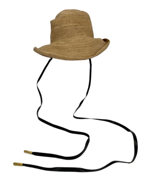 shinonagumo（シノナグモ）shinonagumo (シノナグモ) ラフィアハット ナチュラルの古着・服飾アイテム