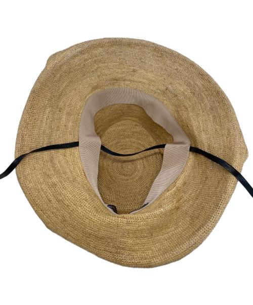 shinonagumo（シノナグモ）shinonagumo (シノナグモ) ラフィアハット ナチュラルの古着・服飾アイテム