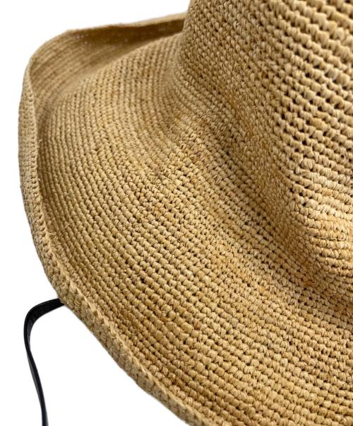 shinonagumo（シノナグモ）shinonagumo (シノナグモ) ラフィアハット ナチュラルの古着・服飾アイテム