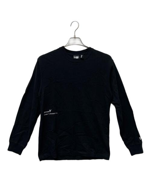 New Era（ニューエラ）New Era (ニューエラ) GROUND Y (グラウンドワイ) 長袖カットソー ブラック サイズ:Mの古着・服飾アイテム