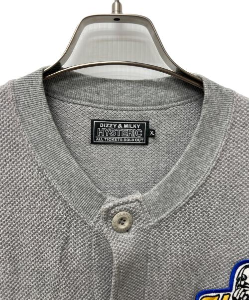 hysterics（ヒステリックス）hysterics (ヒステリックス) カーディガン グレー サイズ:XLの古着・服飾アイテム