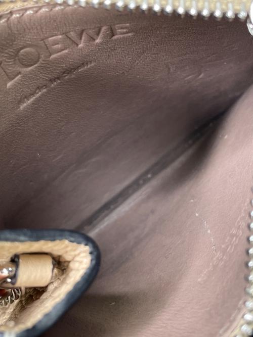 LOEWE（ロエベ）LOEWE (ロエベ) カードケース イエロー×ベージュの古着・服飾アイテム