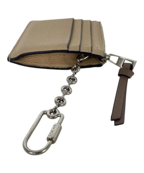 LOEWE（ロエベ）LOEWE (ロエベ) カードケース イエロー×ベージュの古着・服飾アイテム