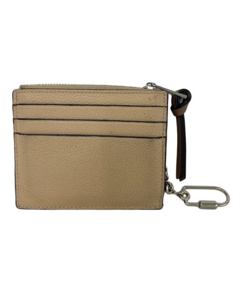 LOEWE（ロエベ）LOEWE (ロエベ) カードケース イエロー×ベージュの古着・服飾アイテム