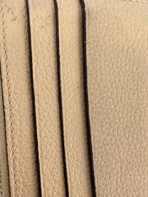 LOEWE（ロエベ）LOEWE (ロエベ) カードケース イエロー×ベージュの古着・服飾アイテム