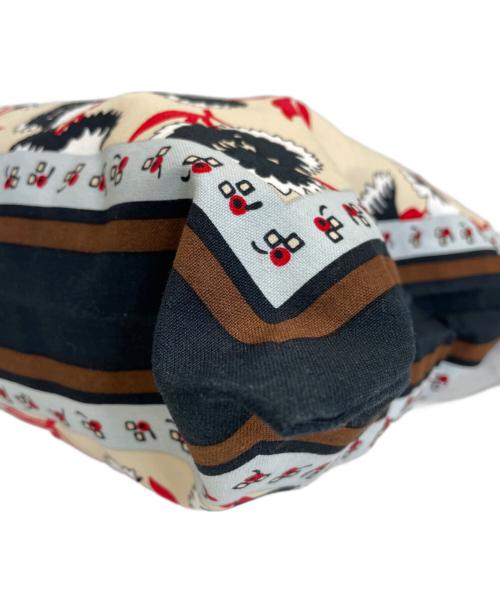 MARNI（マルニ）MARNI (マルニ) バンダナトート ブラック×ベージュの古着・服飾アイテム