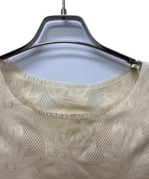 PLEATS PLEASE（プリーツプリーズ）PLEATS PLEASE (プリーツプリーズ) 半袖カットソー ベージュ サイズ:3の古着・服飾アイテム