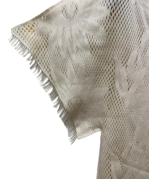 PLEATS PLEASE（プリーツプリーズ）PLEATS PLEASE (プリーツプリーズ) 半袖カットソー ベージュ サイズ:3の古着・服飾アイテム