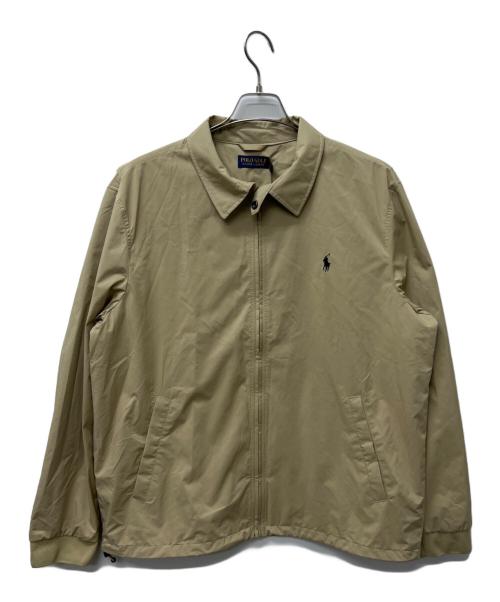 POLO GOLF RALPH LAUREN（ポロ ゴルフ ラルフローレン）POLO GOLF RALPH LAUREN (ポロ ゴルフ ラルフローレン) コーチジャケット ベージュ サイズ:Lの古着・服飾アイテム