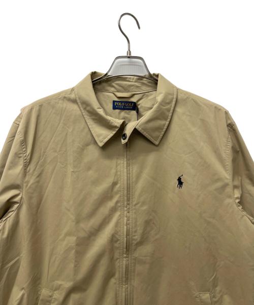 POLO GOLF RALPH LAUREN（ポロ ゴルフ ラルフローレン）POLO GOLF RALPH LAUREN (ポロ ゴルフ ラルフローレン) コーチジャケット ベージュ サイズ:Lの古着・服飾アイテム