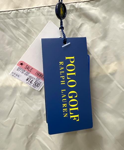 POLO GOLF RALPH LAUREN（ポロ ゴルフ ラルフローレン）POLO GOLF RALPH LAUREN (ポロ ゴルフ ラルフローレン) コーチジャケット ベージュ サイズ:Lの古着・服飾アイテム