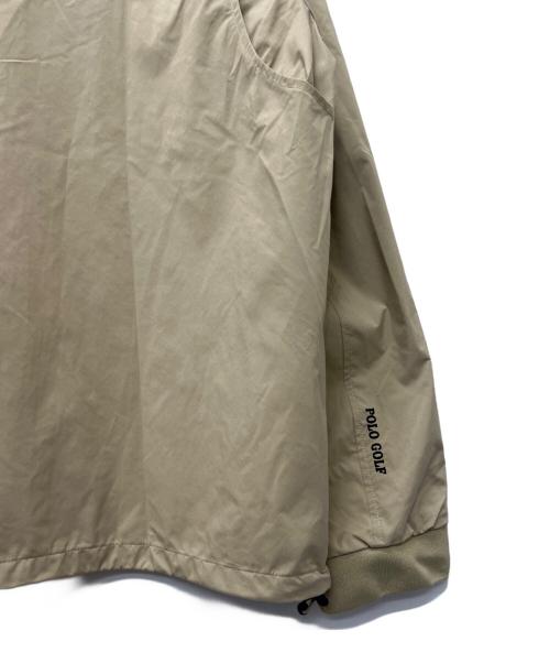 POLO GOLF RALPH LAUREN（ポロ ゴルフ ラルフローレン）POLO GOLF RALPH LAUREN (ポロ ゴルフ ラルフローレン) コーチジャケット ベージュ サイズ:Lの古着・服飾アイテム