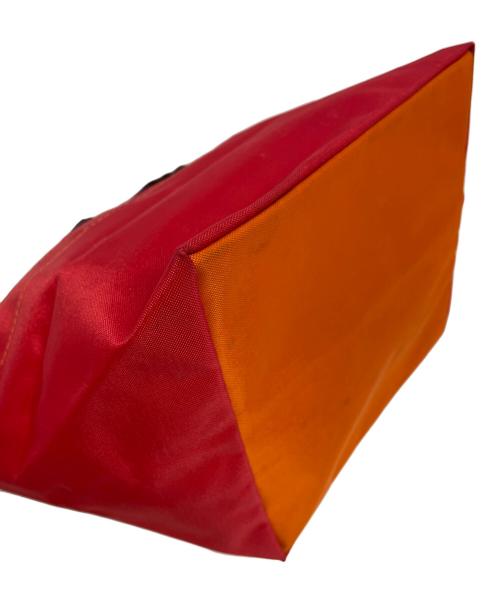 Herve Chapelier（エルベシャプリエ）Herve Chapelier (エルベシャプリエ) ミニバッグ レッド×オレンジの古着・服飾アイテム