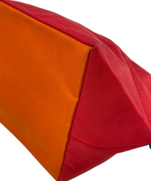 Herve Chapelier（エルベシャプリエ）Herve Chapelier (エルベシャプリエ) ミニバッグ レッド×オレンジの古着・服飾アイテム