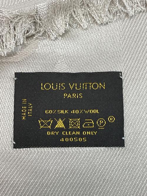 LOUIS VUITTON（ルイ ヴィトン）LOUIS VUITTON (ルイ ヴィトン) ショール グレーの古着・服飾アイテム