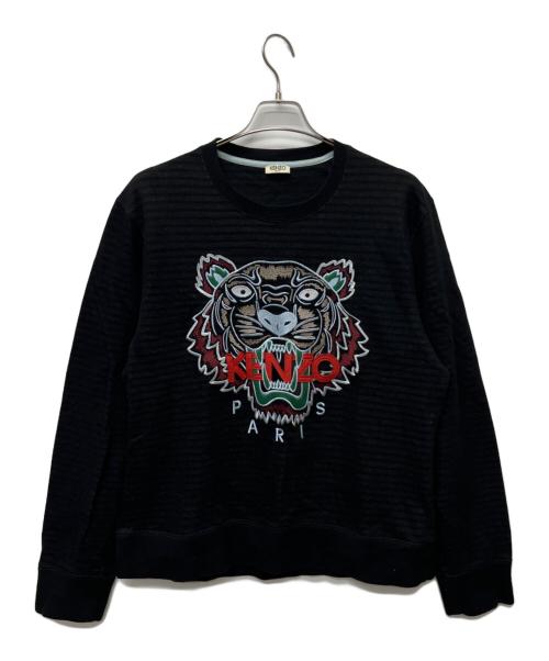 KENZO（ケンゾー）KENZO (ケンゾー) クルーネックスウェット ブラック サイズ:XLの古着・服飾アイテム