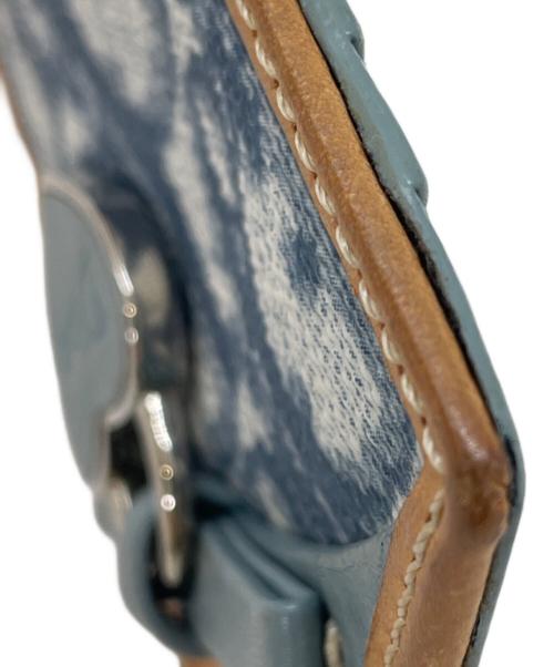 Christian Dior（クリスチャン ディオール）Christian Dior (クリスチャン ディオール) パスケース スカイブルーの古着・服飾アイテム