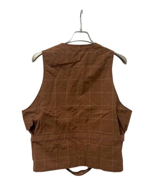 KAPTAIN SUNSHINE（キャプテンサンシャイン）KAPTAIN SUNSHINE (キャプテンサンシャイン) ジップベスト ブラウン サイズ:38の古着・服飾アイテム