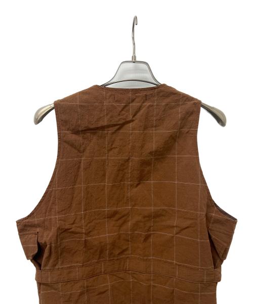 KAPTAIN SUNSHINE（キャプテンサンシャイン）KAPTAIN SUNSHINE (キャプテンサンシャイン) ジップベスト ブラウン サイズ:38の古着・服飾アイテム