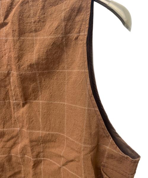 KAPTAIN SUNSHINE（キャプテンサンシャイン）KAPTAIN SUNSHINE (キャプテンサンシャイン) ジップベスト ブラウン サイズ:38の古着・服飾アイテム