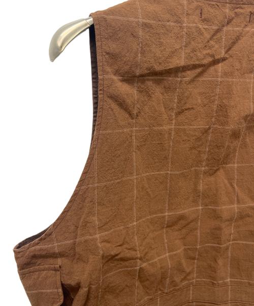 KAPTAIN SUNSHINE（キャプテンサンシャイン）KAPTAIN SUNSHINE (キャプテンサンシャイン) ジップベスト ブラウン サイズ:38の古着・服飾アイテム