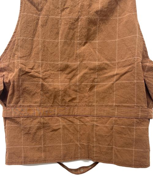 KAPTAIN SUNSHINE（キャプテンサンシャイン）KAPTAIN SUNSHINE (キャプテンサンシャイン) ジップベスト ブラウン サイズ:38の古着・服飾アイテム