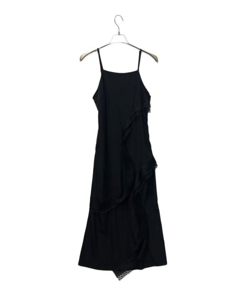 UN3D.（アンスリード）UN3D. (アンスリード) キャミソールワンピース ブラック サイズ:36の古着・服飾アイテム