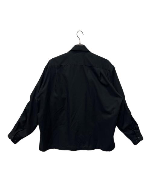 DAIWA PIER39（ダイワ ピア39）DAIWA PIER39 (ダイワ ピア39) SPORTS OPEN COLLAR SHIRT L/S ブラック サイズ:Mの古着・服飾アイテム