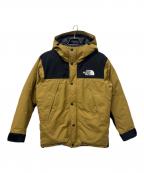 THE NORTH FACEザ ノース フェイス）の古着「ダウンジャケット」｜ブラック×ベージュ