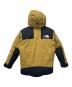 THE NORTH FACE (ザ ノース フェイス) ダウンジャケット ブラック×ベージュ サイズ:S：30000円