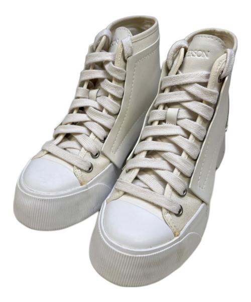 J.W.ANDERSON（ジェイダブリューアンダーソン）J.W.ANDERSON (ジェイダブリューアンダーソン) スニーカー ホワイト サイズ:37の古着・服飾アイテム