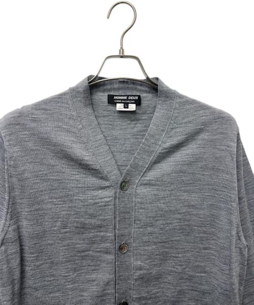 COMME des GARCONS HOMME DEUX（コムデギャルソン オム ドゥ）COMME des GARCONS HOMME DEUX (コムデギャルソン オム ドゥ) カーディガン グレー サイズ:Lの古着・服飾アイテム