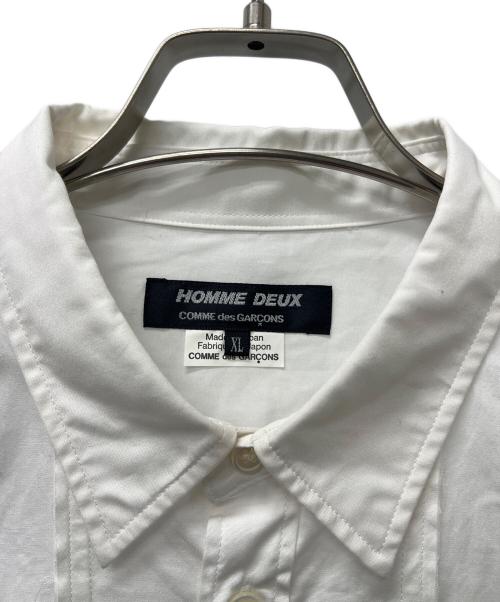 COMME des GARCONS HOMME DEUX（コムデギャルソン オム ドゥ）COMME des GARCONS HOMME DEUX (コムデギャルソン オム ドゥ) シャツ ホワイト サイズ:XLの古着・服飾アイテム