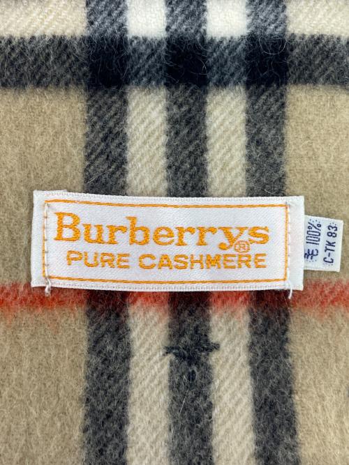 Burberry's（バーバリー）Burberry's (バーバリーズ) マフラー ブラウン×ブラックの古着・服飾アイテム