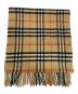 Burberry's (バーバリーズ) マフラー ブラウン×ブラック：8000円