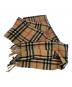 中古・古着 Burberry's (バーバリーズ) マフラー ブラウン：8000円