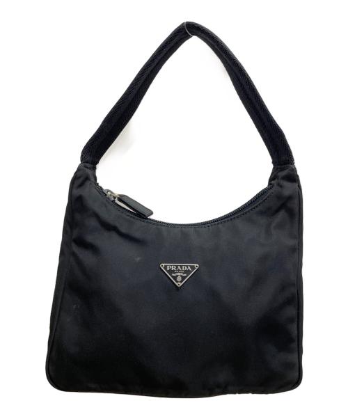 PRADA（プラダ）PRADA (プラダ) ハンドポーチ ブラックの古着・服飾アイテム
