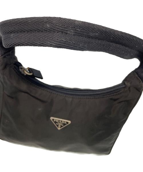 PRADA（プラダ）PRADA (プラダ) ハンドポーチ ブラックの古着・服飾アイテム
