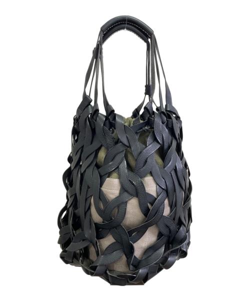 genten（ゲンテン）genten (ゲンテン) ハンドバッグ ブラックの古着・服飾アイテム