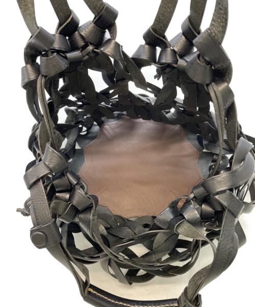 genten（ゲンテン）genten (ゲンテン) ハンドバッグ ブラックの古着・服飾アイテム