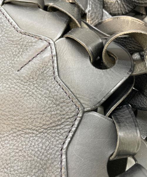 genten（ゲンテン）genten (ゲンテン) ハンドバッグ ブラックの古着・服飾アイテム