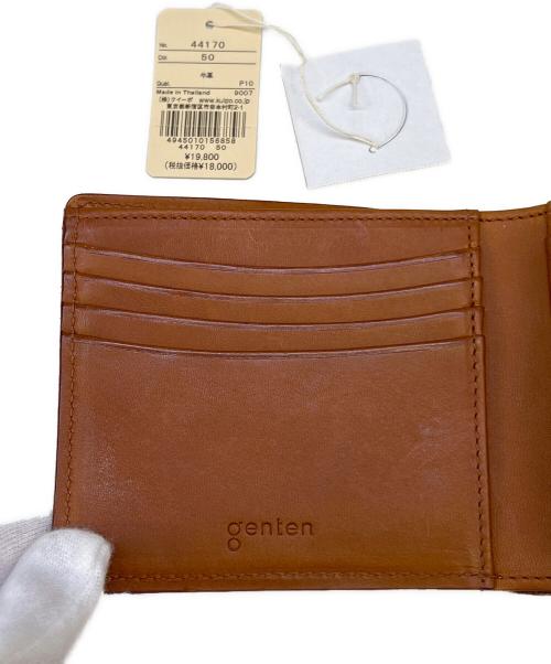 genten（ゲンテン）genten (ゲンテン) 2つ折り財布 ブラウンの古着・服飾アイテム