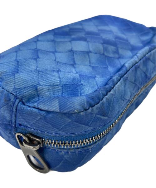 BOTTEGA VENETA（ボッテガベネタ）BOTTEGA VENETA (ボッテガベネタ) ポーチ ブルーの古着・服飾アイテム