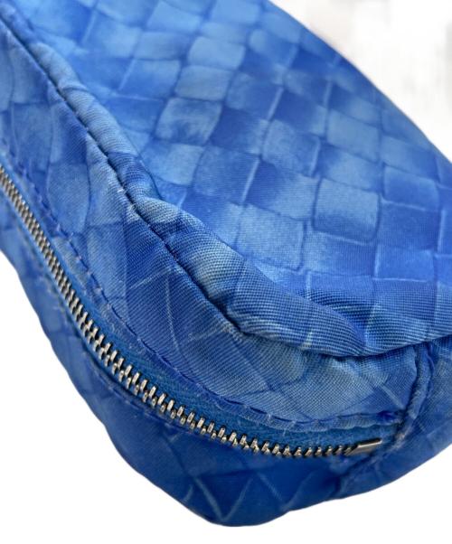 BOTTEGA VENETA（ボッテガベネタ）BOTTEGA VENETA (ボッテガベネタ) ポーチ ブルーの古着・服飾アイテム