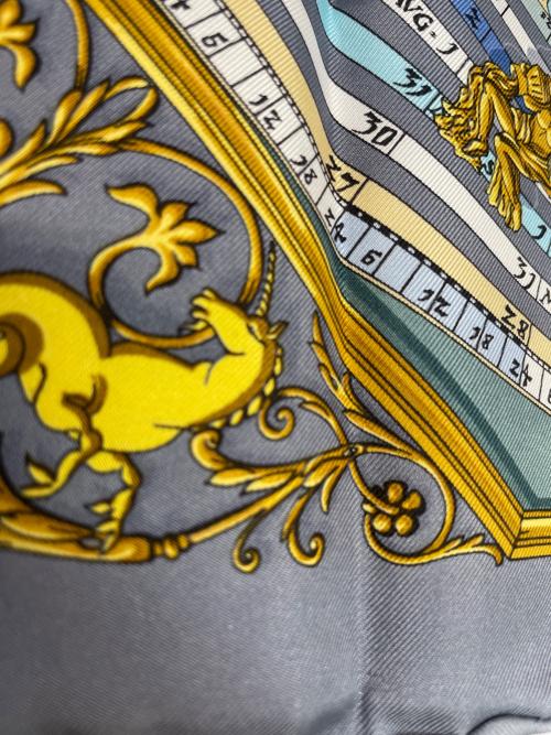 HERMES（エルメス）HERMES (エルメス) スカーフ グレーの古着・服飾アイテム